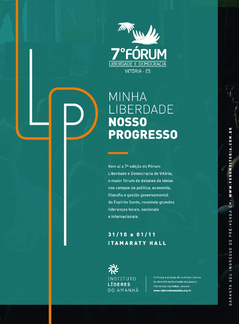 7º Fórum Liberdade: Flyer